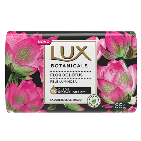 Sabonete Glicerinado Lux Botanicals Flor de Lótus, Barra Com 1 Unidade de 85G