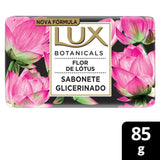 Sabonete Glicerinado Lux Botanicals Flor de Lótus, Barra Com 1 Unidade de 85G