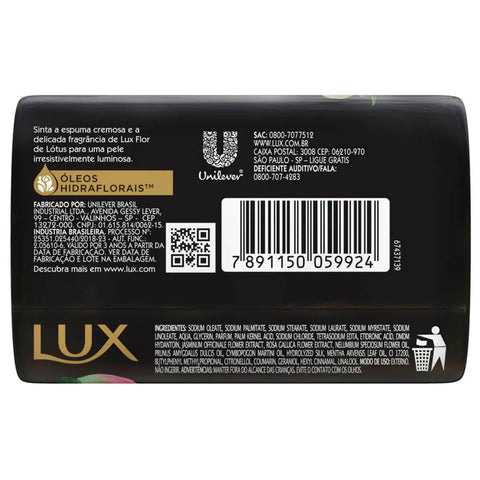 Sabonete Glicerinado Lux Botanicals Flor de Lótus, Barra Com 1 Unidade de 85G