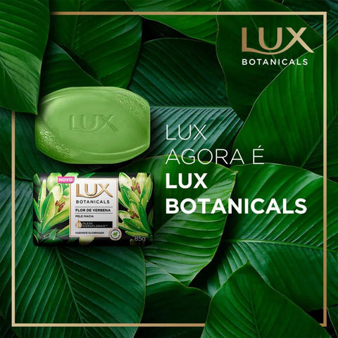 Sabonete Glicerinado Lux Botanicals Flor de Verbena, Barra Com 1 Unidade de 85G