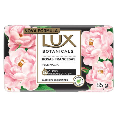 Sabonete Glicerinado Lux Botanicals Rosas Francesas, Barra Com 1 Unidade de 85G