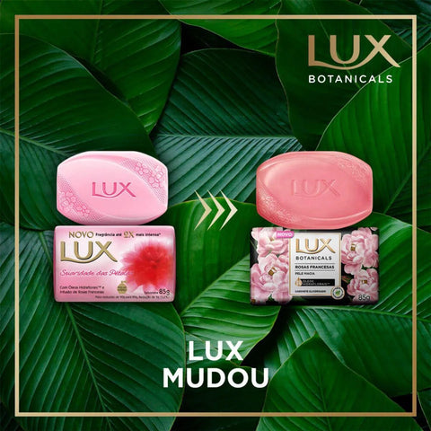 Sabonete Glicerinado Lux Botanicals Rosas Francesas, Barra Com 1 Unidade de 85G