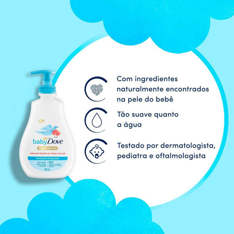 Sabonete Líquido Dove Baby Hidratação Enriquecida 400Ml
