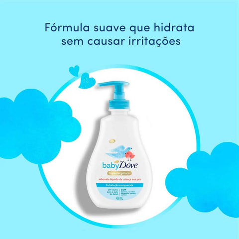 Sabonete Líquido Dove Baby Hidratação Enriquecida 400Ml