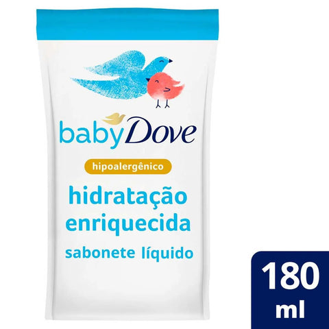 Sabonete Líquido Dove Baby Hidratação Enriquecida Refil 180Ml
