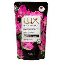 Sabonete Lux Botanicals Flor de Lótus, Refil, Líquido Com 200Ml