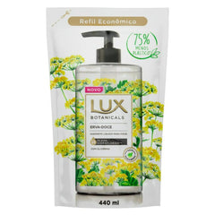 Sabonete Para Mãos Lux Botanicals Erva-Doce, Refil, Líquido Com 440Ml