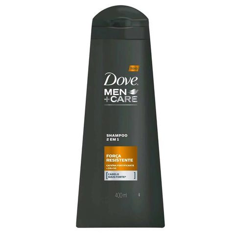 Shampoo 2 Em 1 Dove Men+Care Força Resistente 400Ml