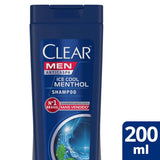Shampoo Anticaspa Clear Men Ice Cool Menthol 1 Unidade Com 200Ml