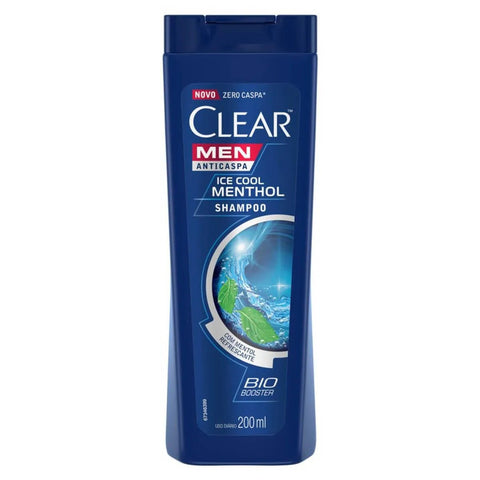 Shampoo Anticaspa Clear Men Ice Cool Menthol 1 Unidade Com 200Ml