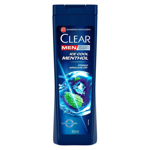 Shampoo Anticaspa Clear Men Ice Cool Mentol 400 Ml