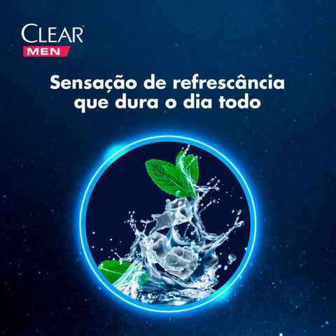 Shampoo Anticaspa Clear Men Ice Cool Mentol 400 Ml
