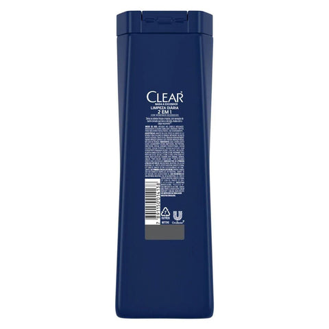 Shampoo Anticaspa Clear Men Limpeza Diária 2 Em 1 - 400Ml