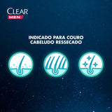 Shampoo Anticaspa Clear Men Limpeza Diária 2 Em 1 - Leve 400Ml Pague 300Ml