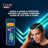 Shampoo Anticaspa Clear Men Limpeza Diária 2 Em 1 - Leve 400Ml Pague 300Ml