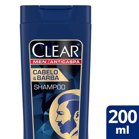 Shampoo Clear Men Cabelo e Barba 200Ml