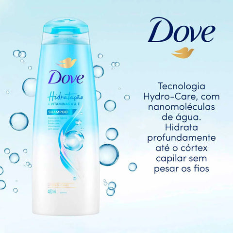 Shampoo Dove Hidratação Intensa 400Ml