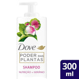 Shampoo Dove Poder Das Plantas Nutrição 300Ml