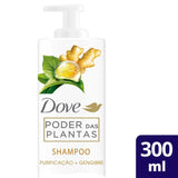 Shampoo Dove Poder Das Plantas Purificação 300Ml