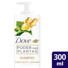 Shampoo Dove Poder Das Plantas Purificação 300Ml