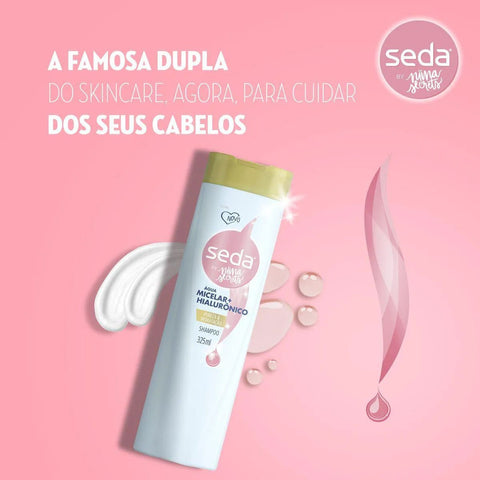 Shampoo Seda Limpeza Micelar + Ácido Hialurônico By Niina Secrets 325Ml