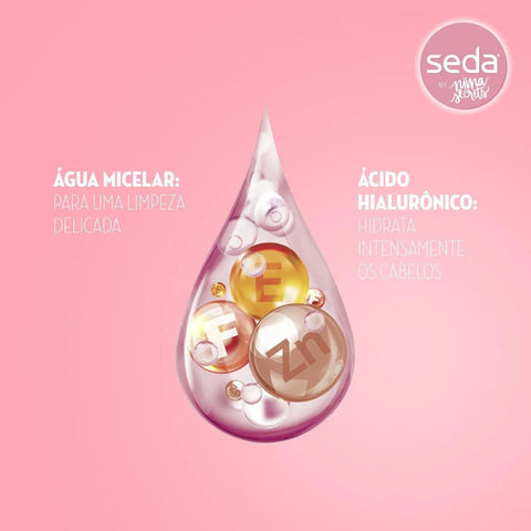 Shampoo Seda Limpeza Micelar + Ácido Hialurônico By Niina Secrets 325Ml