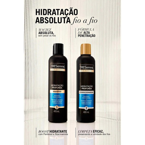 Shampoo Tresemmé Hidratação Profunda 400Ml