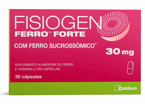 Fisiogen  Ferro Forte - 30 Unidades - Cápsula